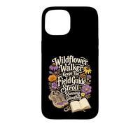 Wildflower Walker Keeps The Field Guide Stroll On Track Case for iPhone 15