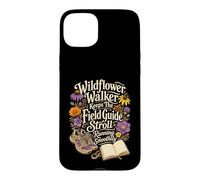 Wildflower Walker Keeps The Field Guide Stroll On Track Case for iPhone 15 Plus