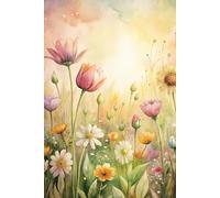 Wildflower Whispers: A Soft Floral Notebook for Dreamers & Doers