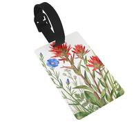 Wildflower World Luggage Tags for Suitcases - Durable PVC ID Tags with Detachable Straps for Travel, Backpack, Golf Bag, Anti-Loss