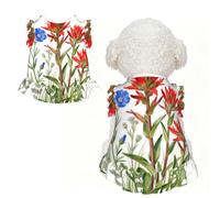 Wildflower World XL Pet Apparel for Small Dogs-Cute Summer Outfit for Puppy, Soft Breathable Pet Clothes for Cat