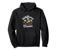 Wildflowers And Freedom Sunset Floral Pullover Hoodie