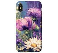Wildflowers and Thistles Nature Lover Case for iPhone X/XS