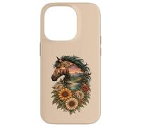 Wildflowers Boho Wild Horses Western Summer Country Case for iPhone 14 Pro