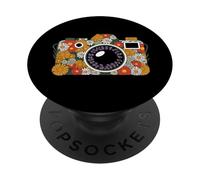 Wildflowers Camera Flower Photographer PopSockets Adhesive PopGrip