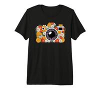 Wildflowers Camera Flower Photographer Premium T-Shirt