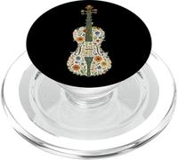 Wildflowers Violin Flower Musician Music PopSockets PopGrip for MagSafe