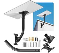 WildFun Starlink Gen 3 Mount, 360° Adjustable Starlink Mounting Kit, Compatible with V3 Starlink Standard Dish, High Performance Set for Adjustable Mast Mounting for Starlink Internet Kit Satellite