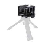 WILDGAMEPLUS Shooting Tripod POM Clamp Head,35~65mm Adjustable Width Stick Clamps Base Stand Display Cradle Holder Professional Shooting Bench Rest WG-T08