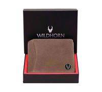 WILDHORN Top Grain Leather Wallet for Men I 9 Card Slots I 2 Currency & 2 Secret Compartments I 1 Zipper & 3 ID Card Slots… (Tan Hu)