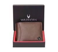 WildHorn Top Grain Leather Wallet for Men I 9 Card Slots I 2 Currency & 2 Secret Compartments I 1 Zipper & 3 ID Card Slots…