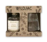 Wildjac Fresh Citrus Vodka Glass Gift Set 20cl 37.5% abv