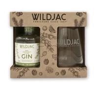 Wildjac Pink Grapefruit & Lime Gin & Glass Gift Set - 20cl Bottle | 37.5% ABV | British Craft Gin with Fresh Citrus Botanicals | Includes Branded Tasting Glass
