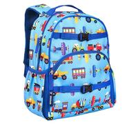 Wildkin 15" Unisex Kids Eco Friendly Backpack, Trains, Planes and Trucks, 15 Inch/12L, Modern