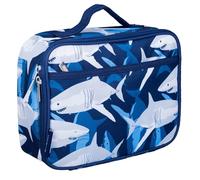 Wildkin Children's Shark Lunch Box, Navy Blue