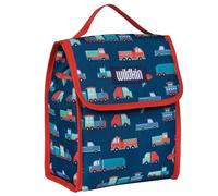 Wildkin Kids Insulated Lunch Bag for Boys and Girls, Lunch Bags is Ideal Size for Packing Hot or Cold Snacks for School and Travel, Mom's Choice Award Winner, BPA-Free, Olive Kids (Transportation)