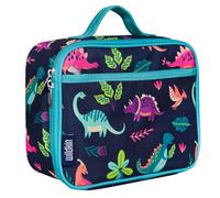Wildkin Kids Insulated Lunch Box Bag for Boys & Girls, Reusable Kids Lunch Box is Perfect for Early Elementary Daycare School Travel, Ideal for Hot or Cold Snacks & Bento Boxes (Darling Dinosaurs)