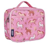 Wildkin Kids Insulated Lunch Box - Durable and Reusable for School & Travel - Wild Horses
