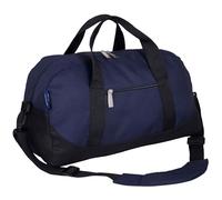 Wildkin Kids Overnighter Duffel Bags for Boys & Girls, Perfect for Early Elementary Sleepovers, Carry-On Size & Ideal for School Practice or Overnight Travel Bag (Whale Blue)