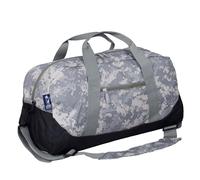 Wildkin Kids Overnighter Duffel Bags for Boys & Girls, Perfect for Early Elementary Sleepovers Duffel Bag for Kids, Carry-On Size & Ideal for School or Overnight Travel Bag (Digital Camo)