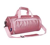 Wildkin Kids Pink Glitter Dance Bag For Boys And Girls, Duffel Is The Perfect Size For Ballet Class And Dance Recitals, Patterns Coordinate With Our Backpacks And Lunch Boxes