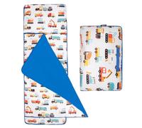 Wildkin Kids Plush Nap Mat - Soft, Cozy, Convenient for Daycare & Preschool - Modern Construction