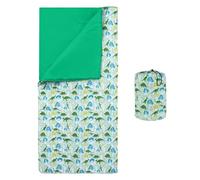 Wildkin Kids Sleeping Bag For Boys And Girls, Includes Pillow And Stuff Sack, Perfect Size For Slumber Parties, Camping, And Overnight Travel, Patterns Coordinate With Our Nap Mats And Lunch Boxes