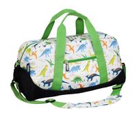 Wildkin Overnighter Duffel Bag for Kids, Dinosaur Adventures
