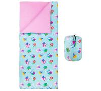 Wildkin Sleeping Bag For Toddler Boys And Girls, Includes Pillow And Stuff Sack, Perfect Size For Slumber Parties, Camping, And Overnight Travel, Patterns Coordinate With Our Nap Mats And Lunch Boxes