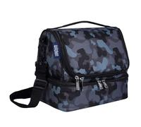Wildkin Two Compartment Lunch Bag, Black Camo