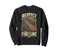 Wildland Firefighter Hotshot Respect The Fireline Sweatshirt