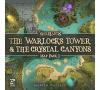 Wildlands: Map Pack 1: The Warlock’s Tower & The Crystal Canyons | New Double-Sided Board for the Fantasy Skirmish Game, 2-4 Players, Ages 14+, 0, 0