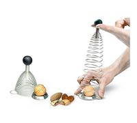 Wildlead Nutcracker, Nut Cracker Stainless Steel Spiral Spring Metal Nutcracker Walnut Professional Tools Open