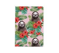 Wildlife A5 Notebook - Journal with Lined Pages by Lola Design x ZSL (Sloth)