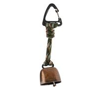 Wildlife Alert Bell, Camouflage Lanyard, X1, Hiking Safety Gear, Anti-Lost Cowbell, Secure Carabiner, For Trail Hiking, Mountain Camping, Backpacking Trips, Wildlife Areas, And F-orest Exploration