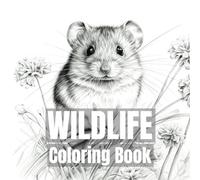 Wildlife Animal Coloring Book: 50 Breath-taking Grayscale Designs
