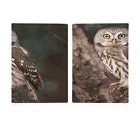 Wildlife Animal Owl Passport Card Holder Travel Passport Covers Case Pu Passport Book Cover Passport Wallet Cover Case Passport Protective Cover Unisex Passport Protector, style, 20.3x13.8cm