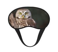 Wildlife Animal Owl Sleep Mask for Side Sleeper, Light Blocking Night Masks for Sleeping Eye Mask for Women Men Eye Cover Soft Comfortable Eye Shade for Travel, Nap