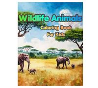 Wildlife Animals Coloring Book for Kids