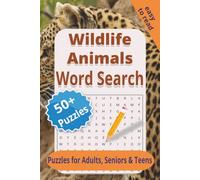 Wildlife Animals Word Search Book: Word Searches with Easy to Read Print About Wildlife, Animals, Outdoors and More | 6x9 inches, 120 pages | 50+ ... | Gift for Vacations and Leisure Time