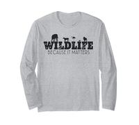 Wildlife Because It Matters Save Our Planet Trees Earth Day Long Sleeve T-Shirt
