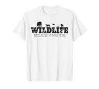 Wildlife Because It Matters Save Our Planet Trees Earth Day T-Shirt