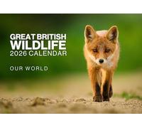 Wildlife Calendar 2026, British Wildlife Wall Calendar 2026. Large 12 Month, Month to View with Notes & Checklist Pages, UK Made by Our World