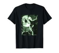 Wildlife Camera Cat Selfie Witch On Broomstick Halloween T-Shirt