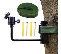 Wildlife Camera Holder - 360 Degree Head Adjustable,Trail Camera Holder for Smooth Bark,for Photographers Farmers Enthusiasts Trunk Fence Post Agricultural Field