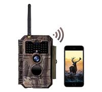 Wildlife Camera WiFi Bluetooth,48MP 1296P Game & Trail Camera With Night Vision Motion Activated, No Glow 940nm IR LEDs,IP66 Waterproof Garden Camera Trap for Wildlife Monitoring & Home Security