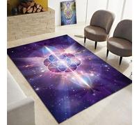 Wildlife Deer 3D Printed Area Rug - Flannel Anti-Slip Mat for Living Room, Bedroom, Kitchen, Bathroom, Game Room - 100 x 200 cm