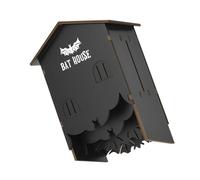 Wildlife Friendly Hanging Bat Shelter Crafted From Sustainable Timbers Enhances Garden Biodiversity Weather Resistant Outdoor Wooden Bat Shelter