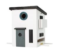 Wildlife Garden - Multiholk Bird Feeder / Birdhouse, Korsvirke - White
