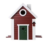 Wildlife Garden Bird Nesting Box Red Cottage Multiholk